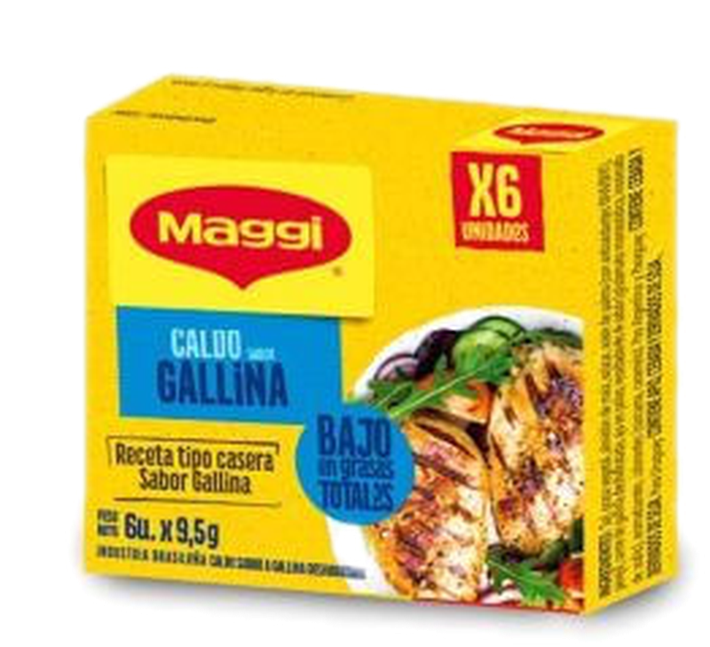Caldo Maggi Gallina 6 Cubos 57 G