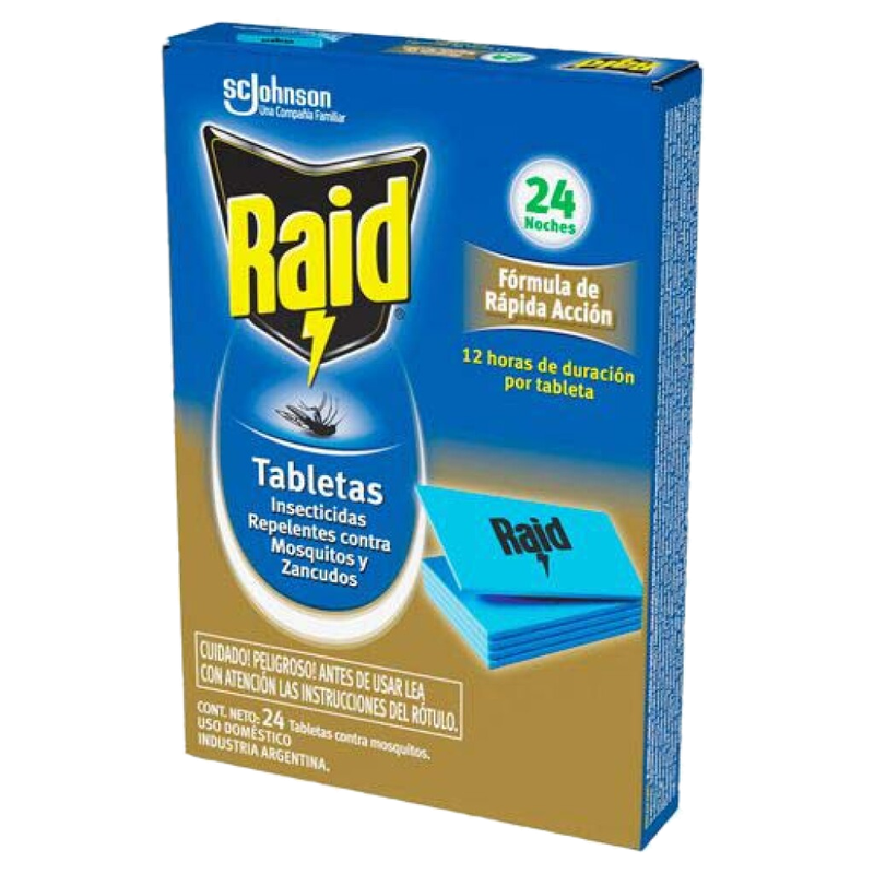 Raid Tabletas 24 Unidades