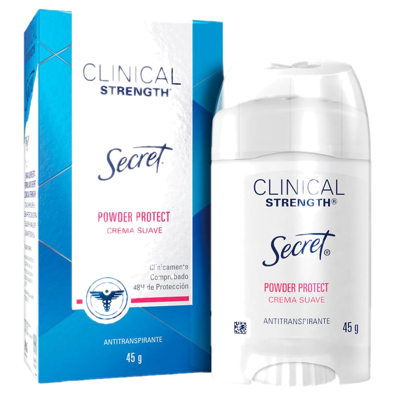 Desodorante Secret Crema Suave Clinical Powder Protect 45 G