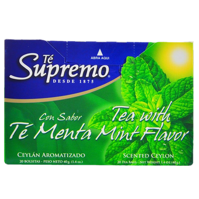 Té Supremo Menta 20 Unidades