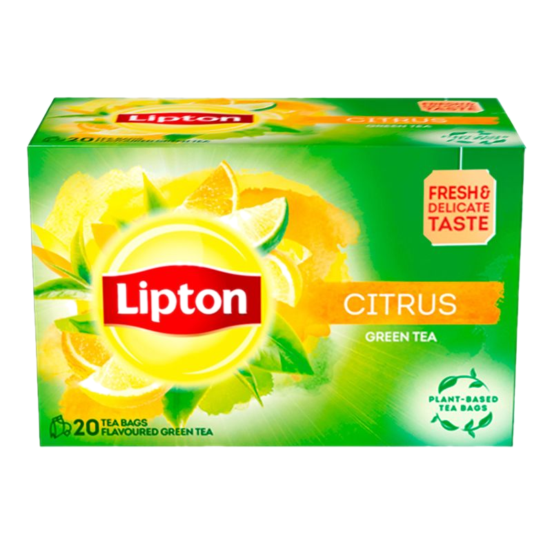 Té Verde Lipton Cítrus 20 Sobres