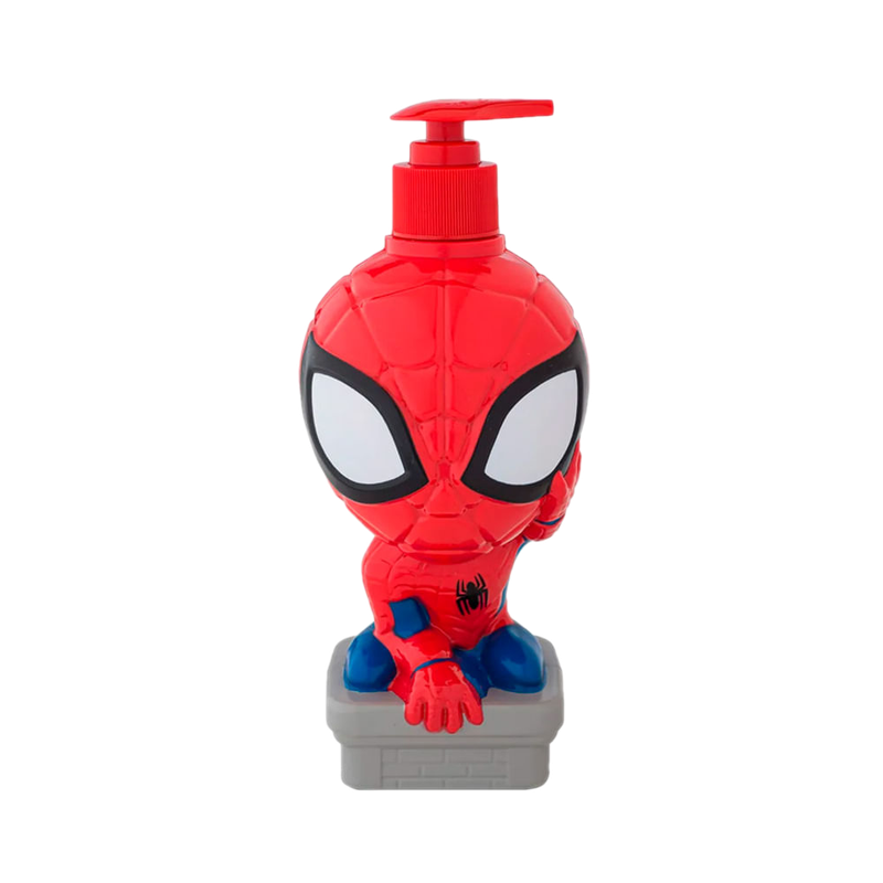 Spiderman Jabón Liquido 3d Disney 400 Ml