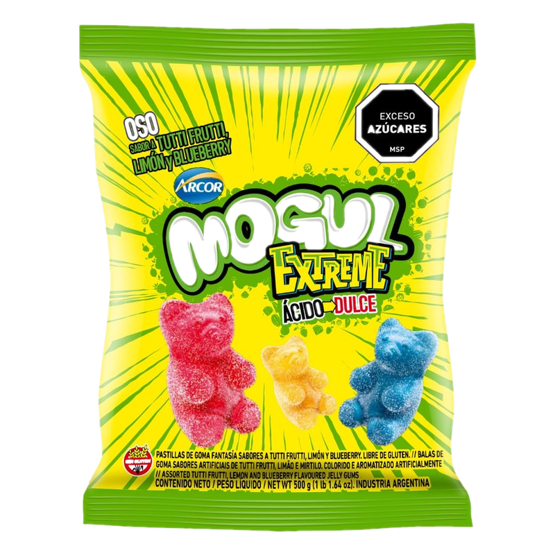 Gomita Mogul Extreme Osos Ácido Dulce 500 G