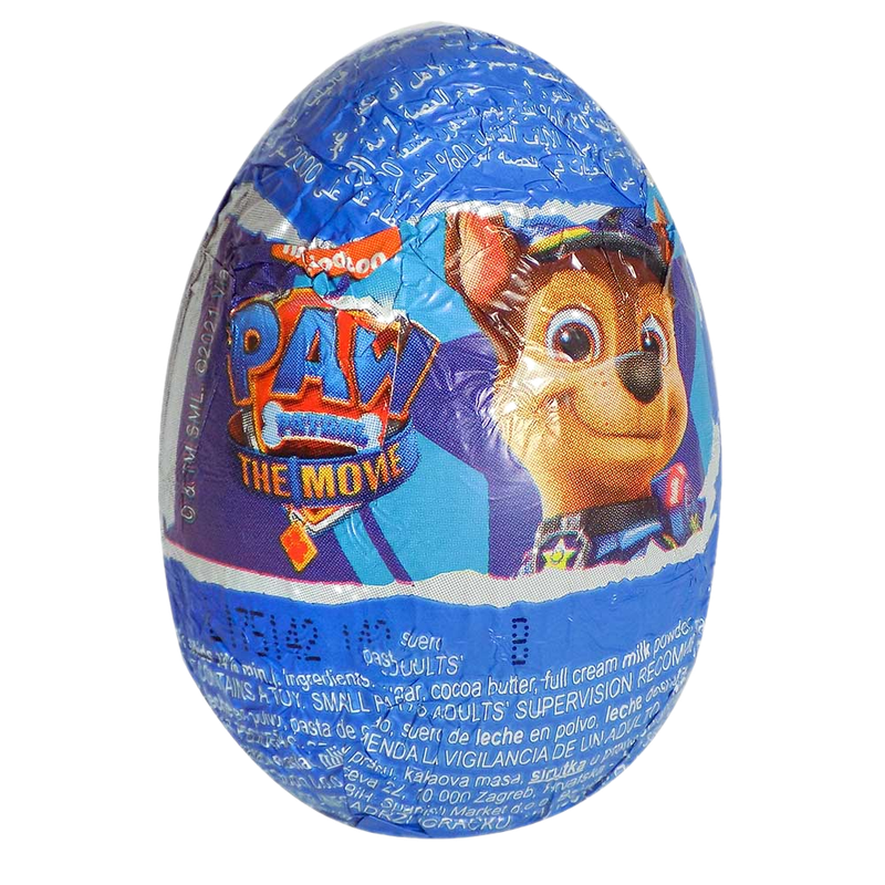 Huevo De Chocolate Zaini Paw Patrol O Pitufos 20 G