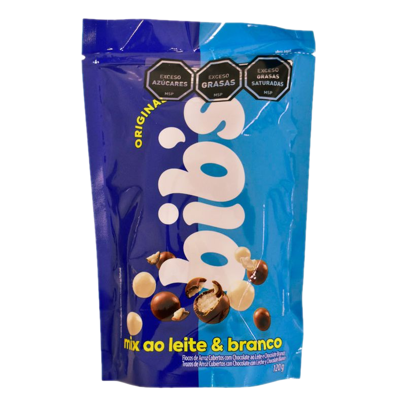 Chocolate Con Leche Y Blanco Bib's Pouch 120 G