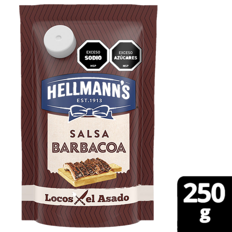 Aderezo Salsa Barbacoa Hellmans 250 G