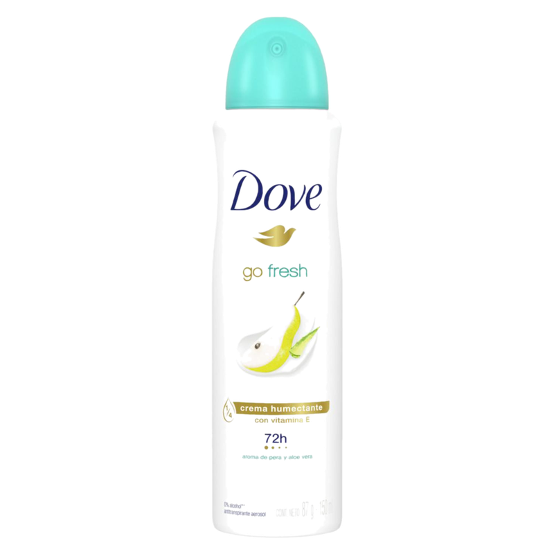 Desodorante Dove Go Pera Aloe Vera Aerosol 150 Ml