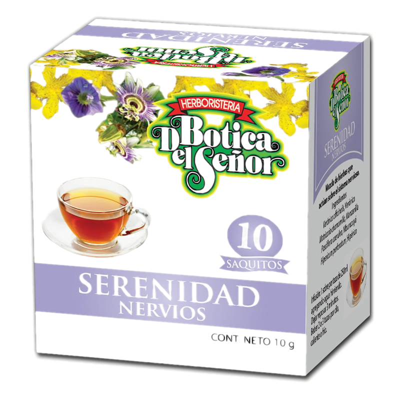 Té Serenidad Botica Del Señor 10 Saquitos