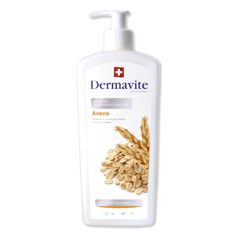 Dermavite Crema Para Piel Sensible De Avena 530 Ml