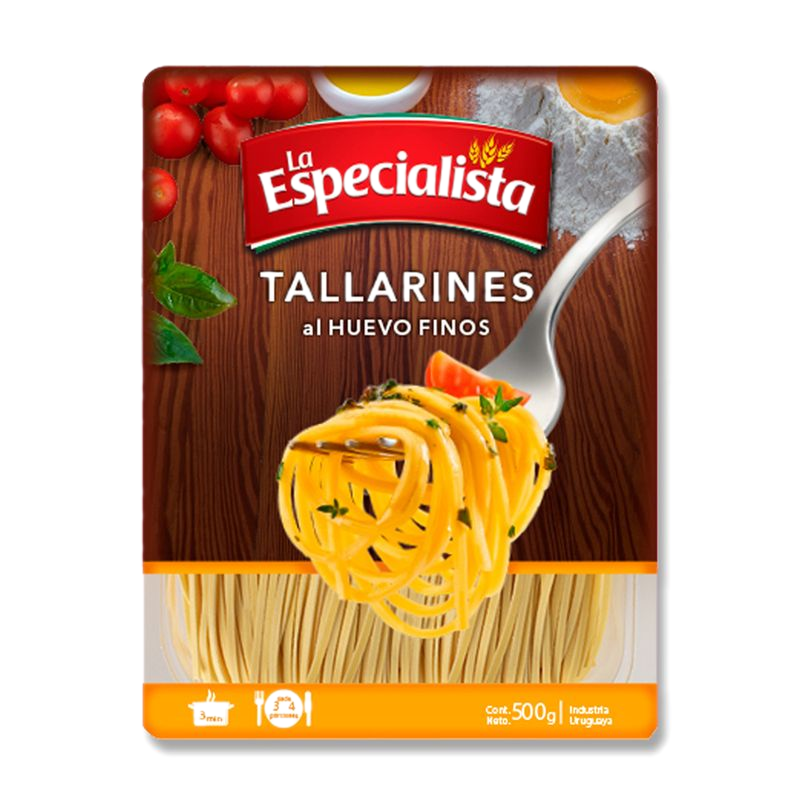 Tallarines Al Huevo La Especialista Finos 500 G