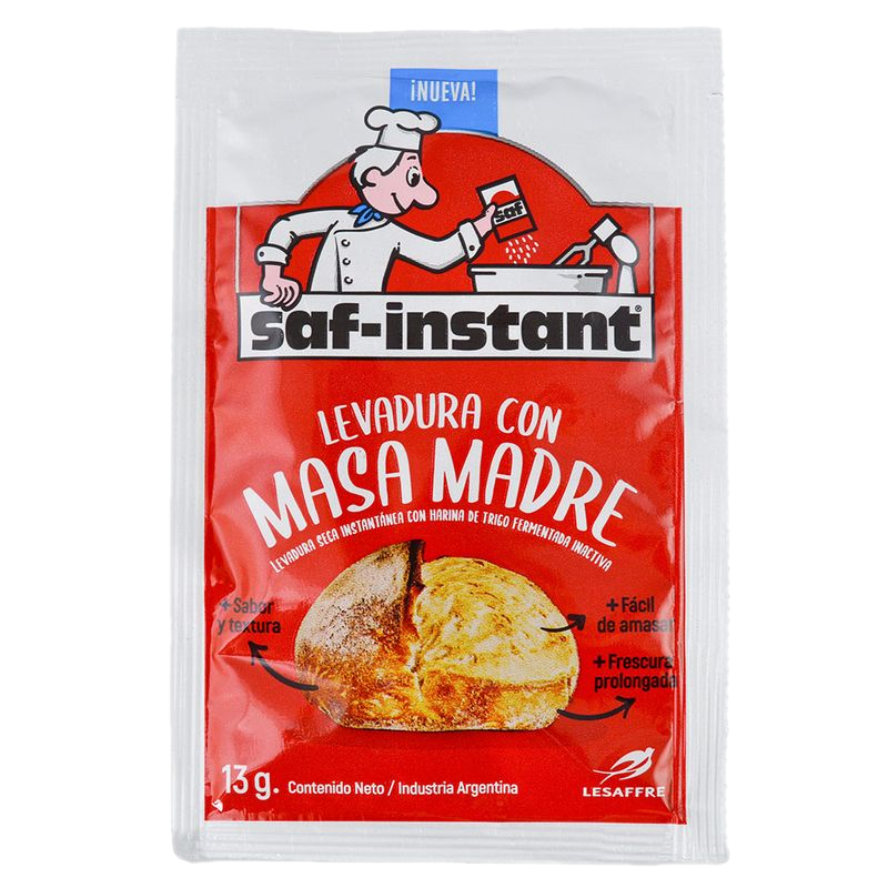 Levadura Seca Saf-instant Con Masa Madre 13 G