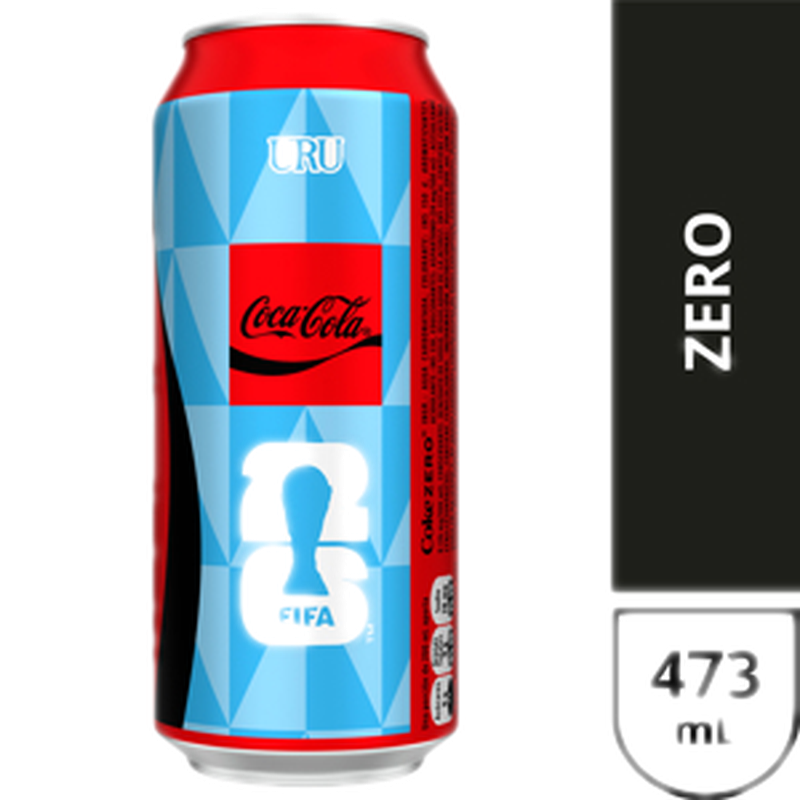 Refresco Coca Cola Zero Mundial Lata 473 Ml