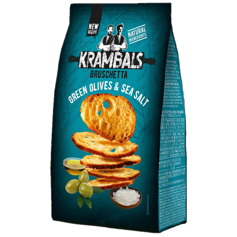 Bruschetta Aceituna Oliva Sal Marina Krambals 70 G
