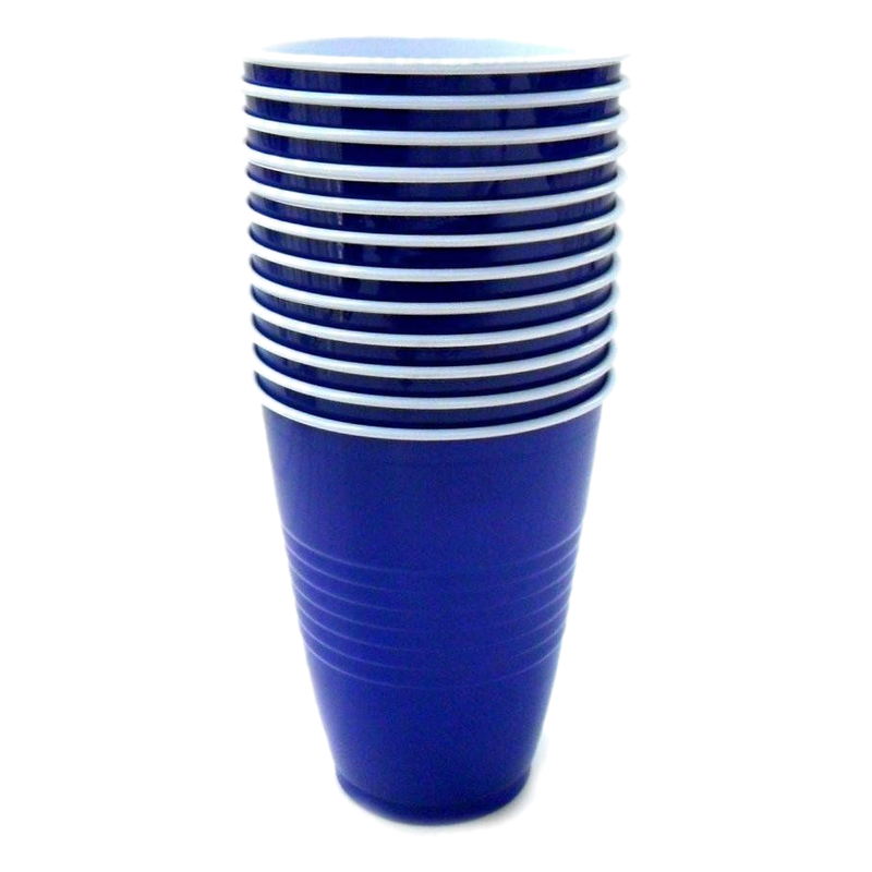 Vaso Descartable 12 Unidades 360 Ml Azul