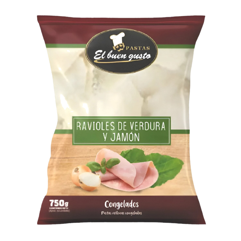 Ravioles El Buen Gusto Verduras Y Jamon 750 G