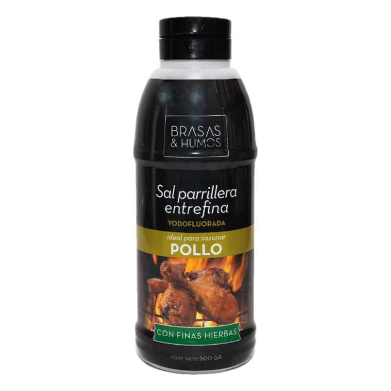 Sal Parrillera Entrefina Brasas & Humos Para Pollo 480 G