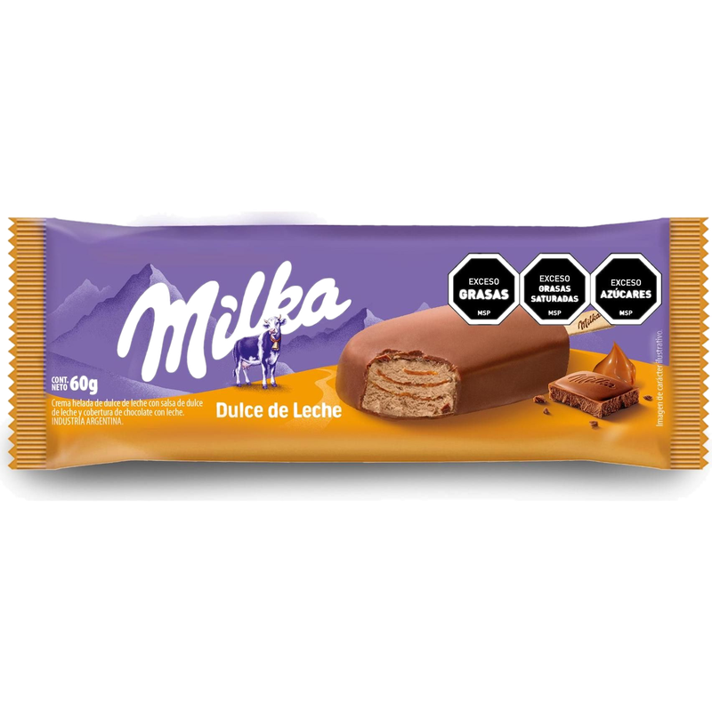 Helado Palito Milka Dulce De Leche 60 G