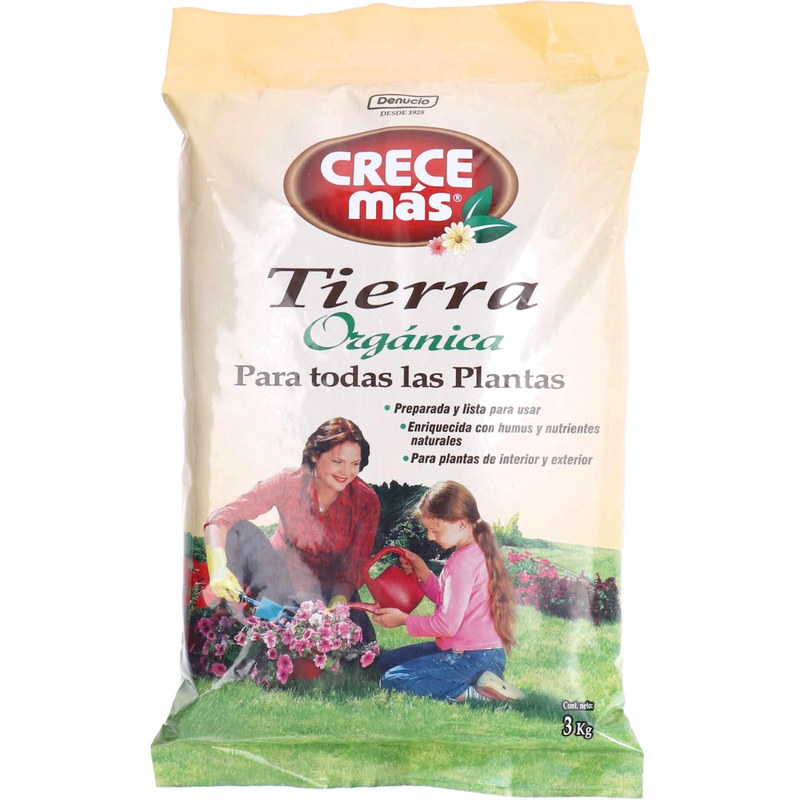 Tierra Orgánica Crece Más 3 Kg