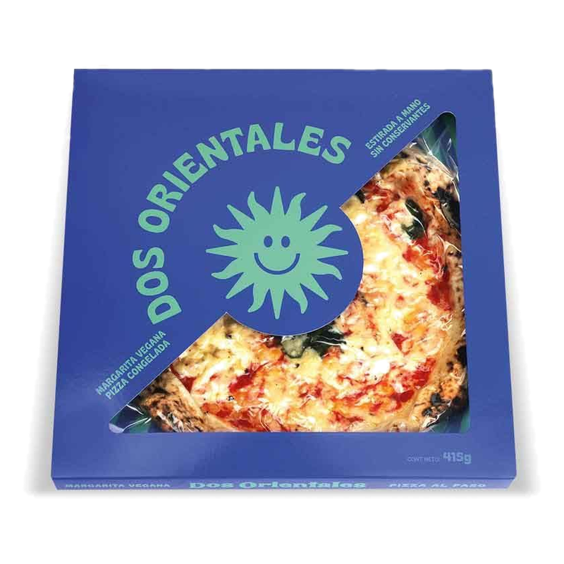 Pizza Vegana Congelada Dos Orientales 415 G