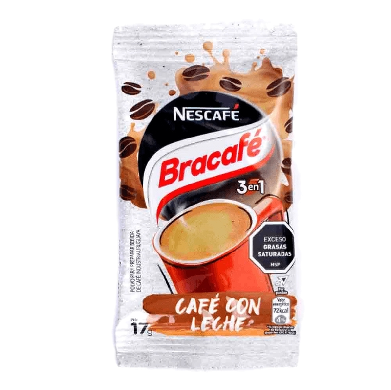 Café Con Leche Bracafé 3 En 1 17 G