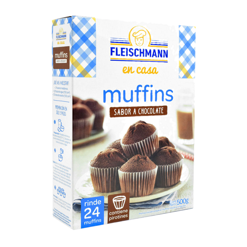 Mezcla Para Muffins Fleisch Chocola Caja 500 G