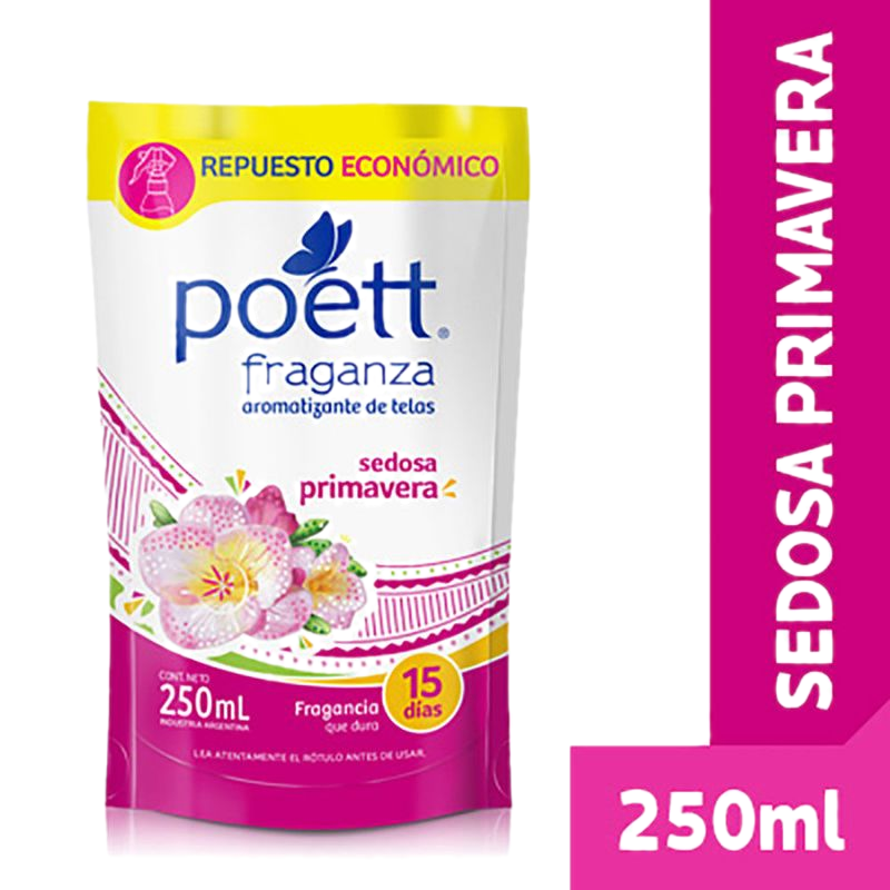 Perfumador De Tela Poett Primavera 250 Ml