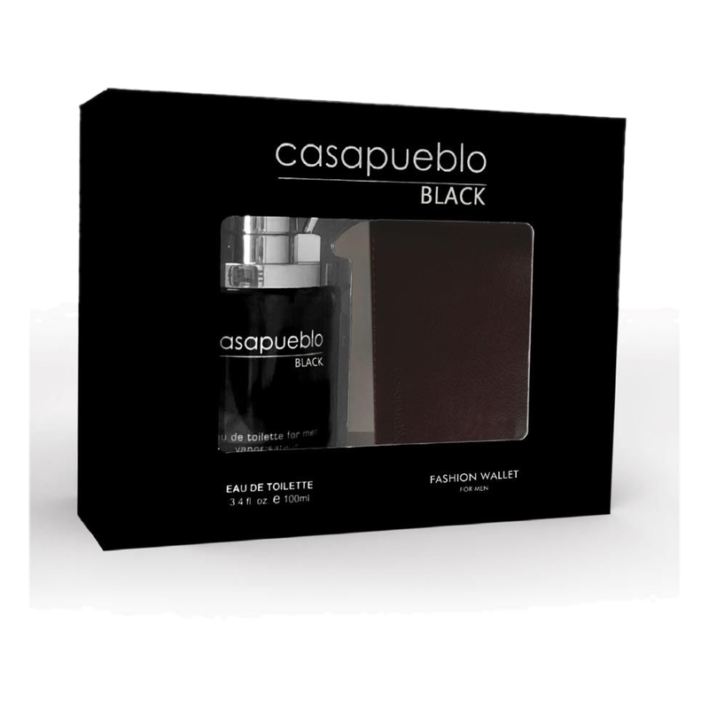 Set Casapueblo Navy Black Edt + Billetera
