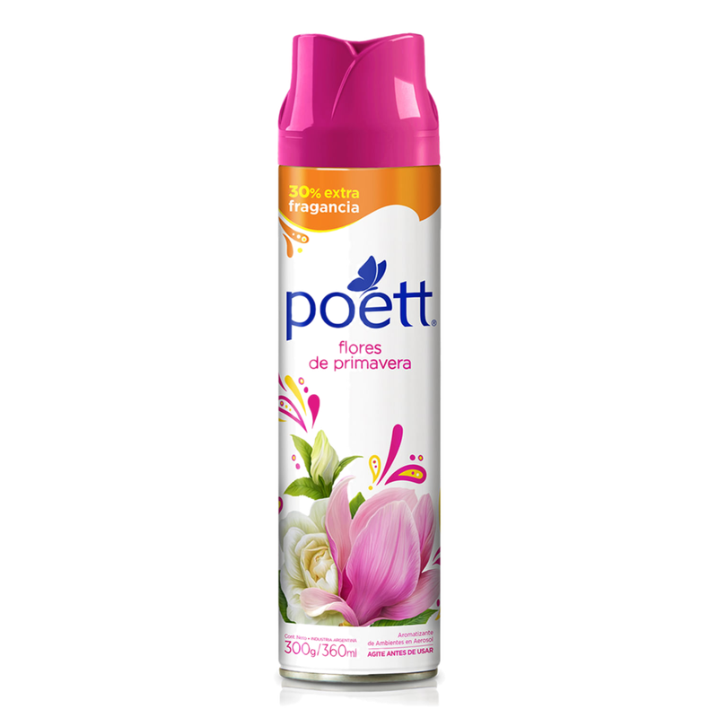 Aromatizante Poett Aerosol Primavera 360 Ml Extra