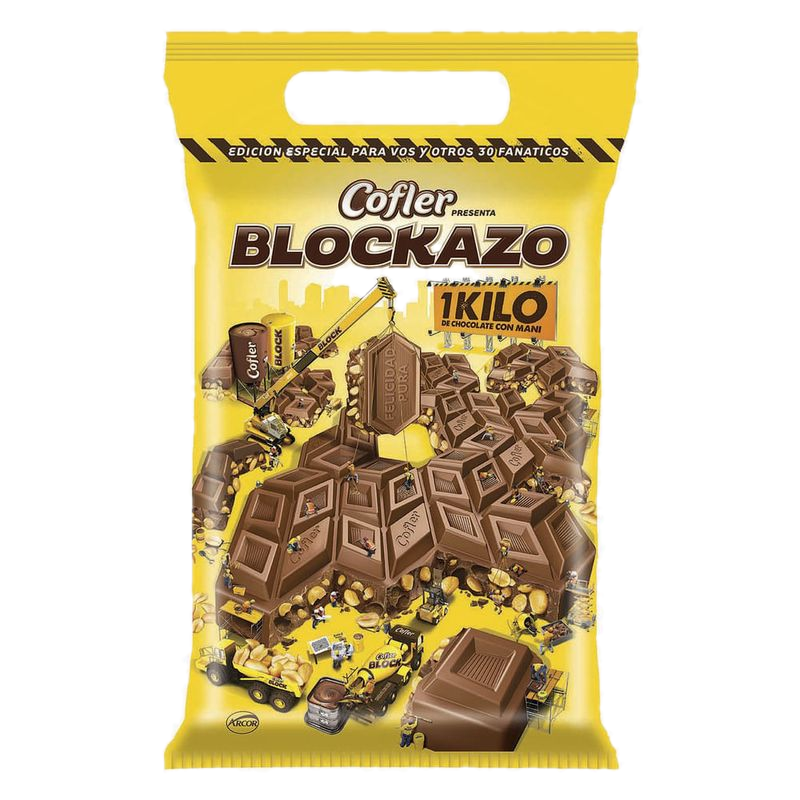 Chocolate Cofler Blockazo 1 Kg