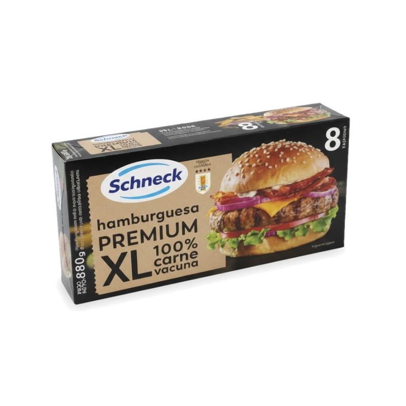 Hamburguesa Xl Schneck 8 Unidades