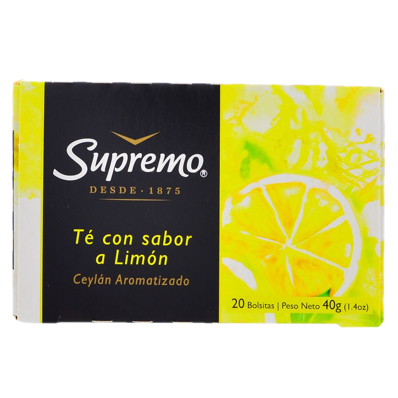 Té Supremo Limón 20 Unidades