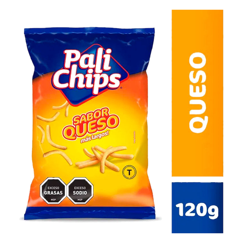Pali Chips Sabor Queso 120 G