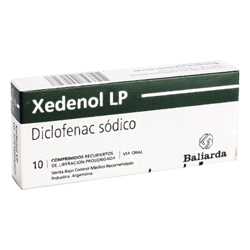 Xedenol Lp 100 Mg X 10 Comprimidos