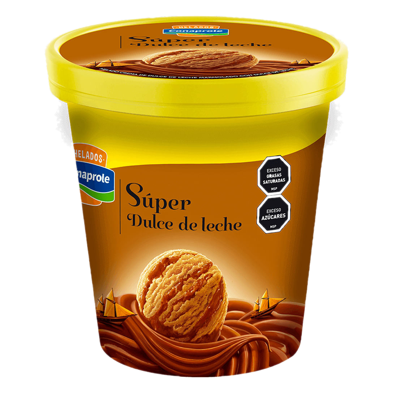 Helado Super Dulce De Leche Conaprole 900 Ml