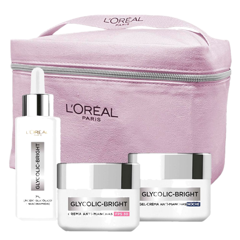 Pack Cremas L'oréal Paris Dermo Expertise Glycolic Bright Antimanchas 3 Unidades