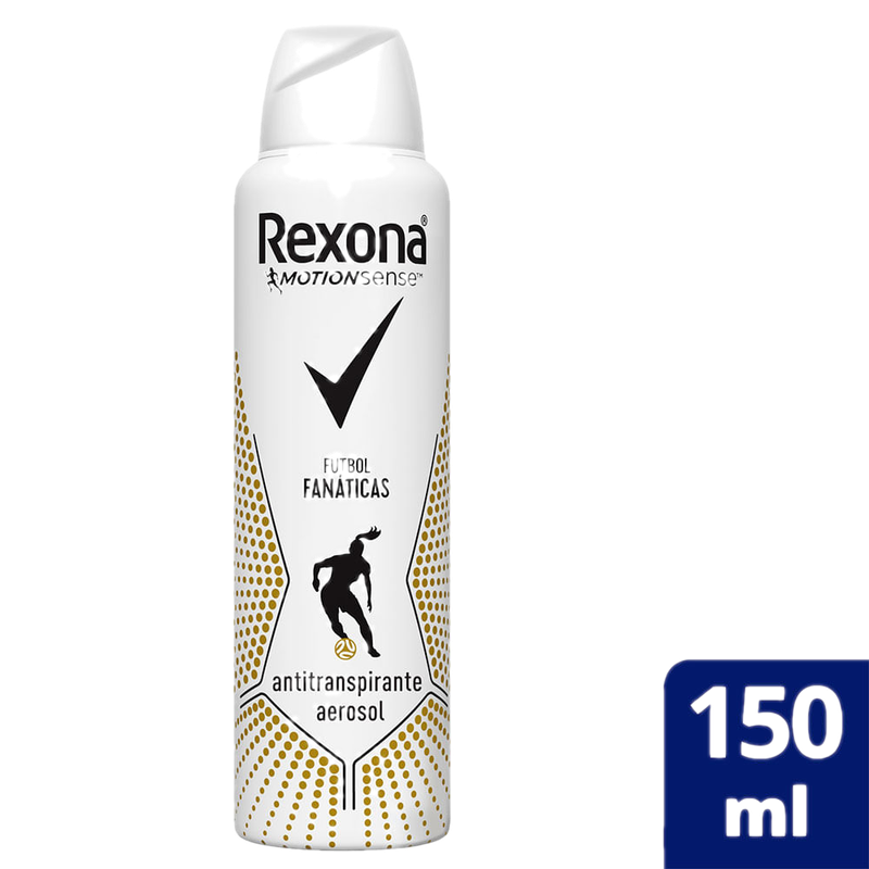 Desodorante Rexona Aerosol Fútbol Fanáticas 150 Ml