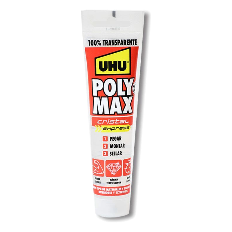 Adhesivo Uhu Polymax Cristal 115 G