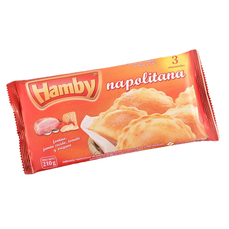 Empanadas Napolitanas Hamby 3 Unidades 210 G