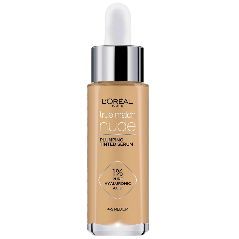Base L'oréal Paris True Match Nude Tinted Sérum N°3-4 Medium 30 Ml