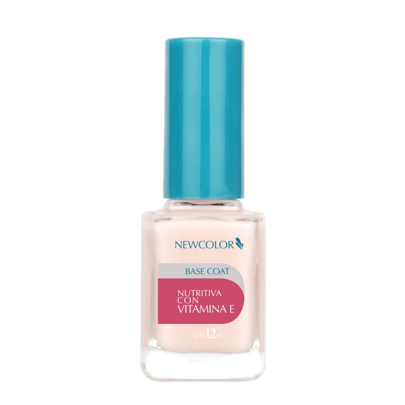 Esmalte Base Coat Newcolor Nutritivo Vitamina E N°9.52 12 Ml