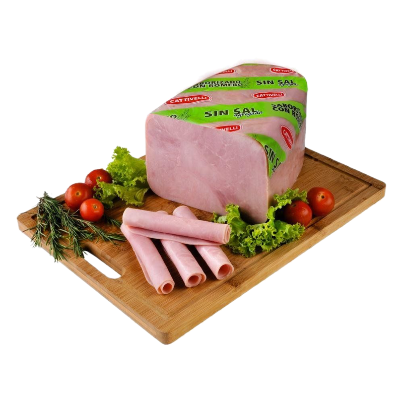 Jamón Cocido Cattivelli Sin Sal Kg