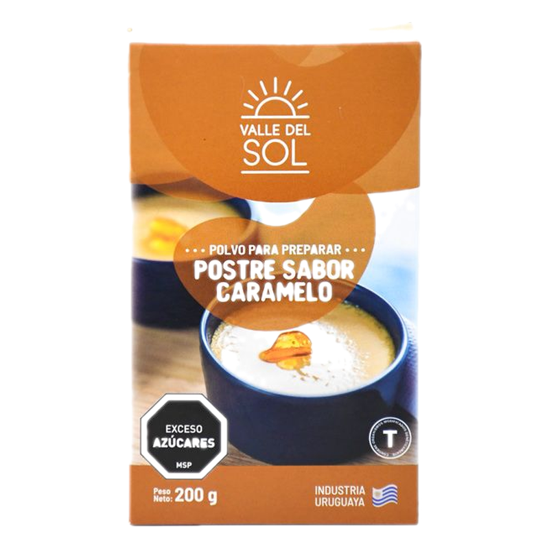 Postre Para Preparar Valle Del Sol Sabor Caramelo 200 G