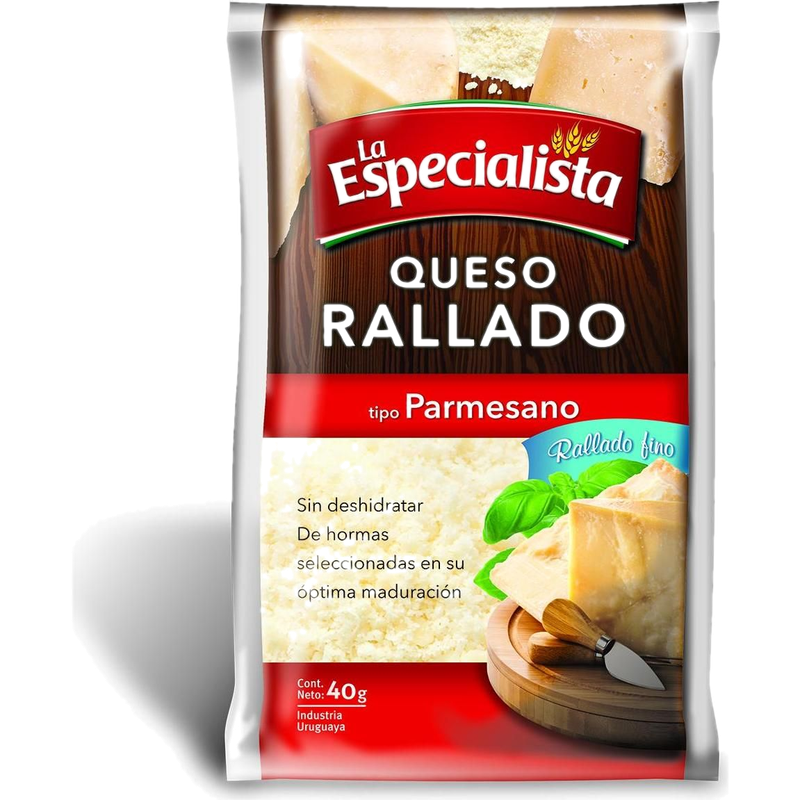 Queso Rallado La Especialista 40 G.