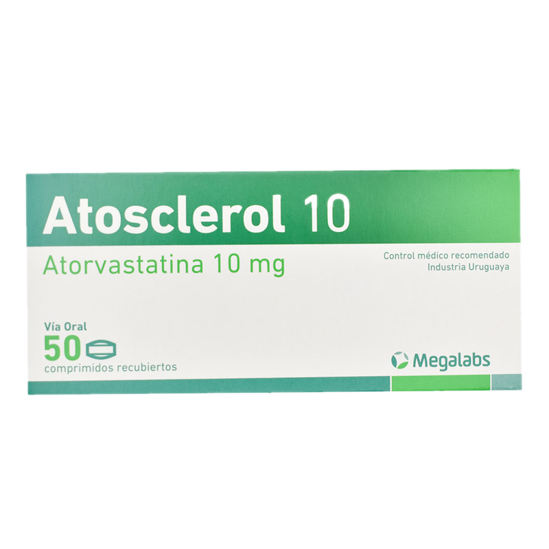 Atosclerol 10 Mg 50 Comprimidos Recubiertos