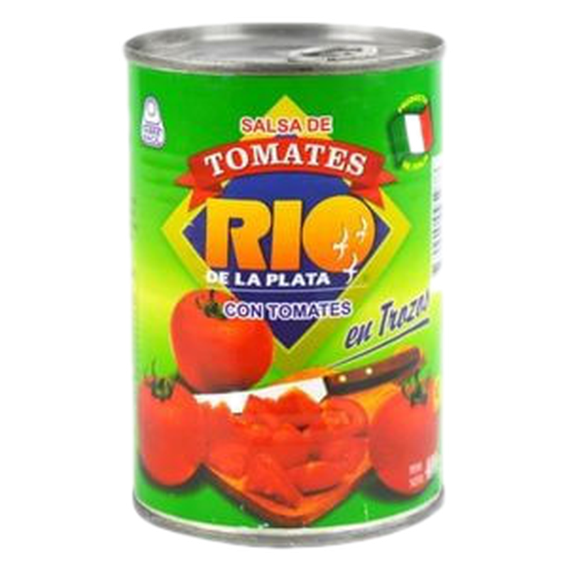 Tomate Rio De La Plata Trozo Italiano 400 G Abre Facil