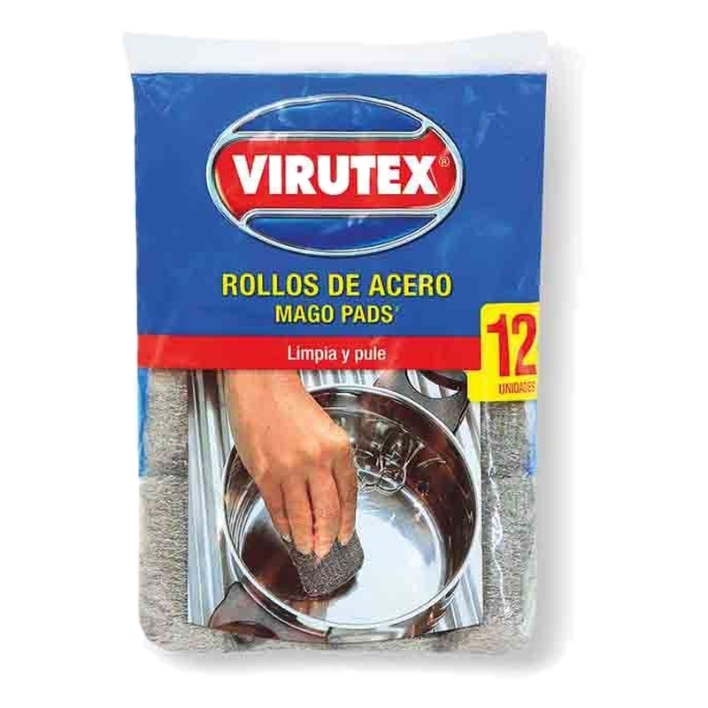 Esponja Virutex Aluminio 12 Unidades