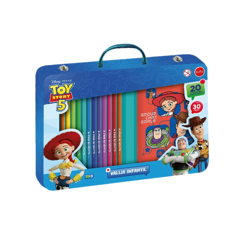 Valija Infantil Royal Toy Story 5 Metal 30 Piezas