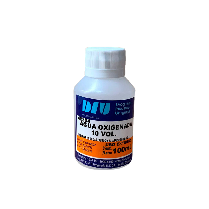 Agua Oxigenada 10 Vol. 100 Ml
