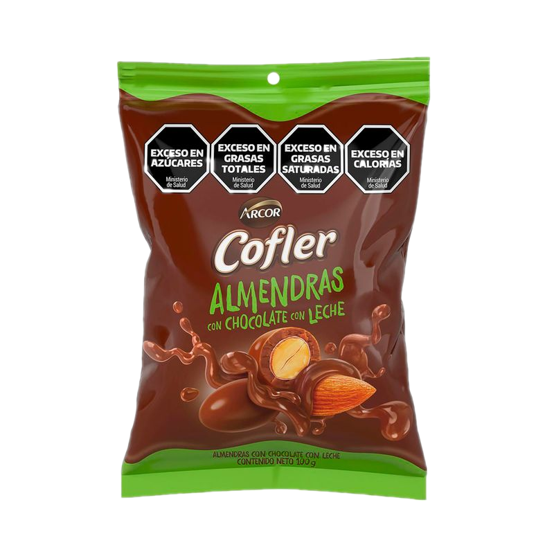 Almendras Con Chocolate Con Leche Cofler 100 G