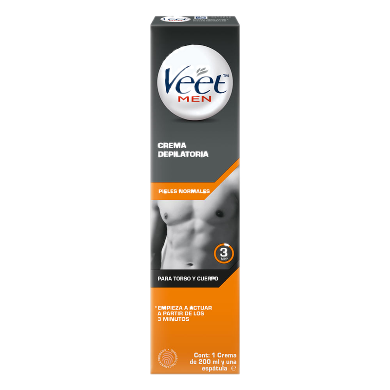 Crema Depilatoria Veet Men 200 Ml
